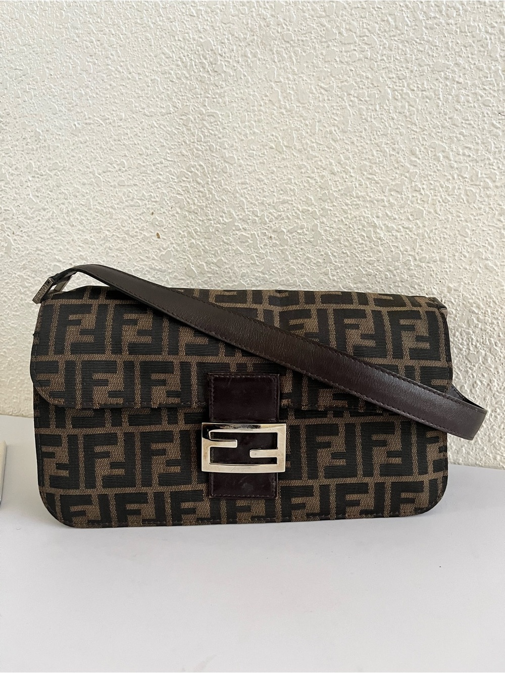 FENDI ZUcca baguette bag